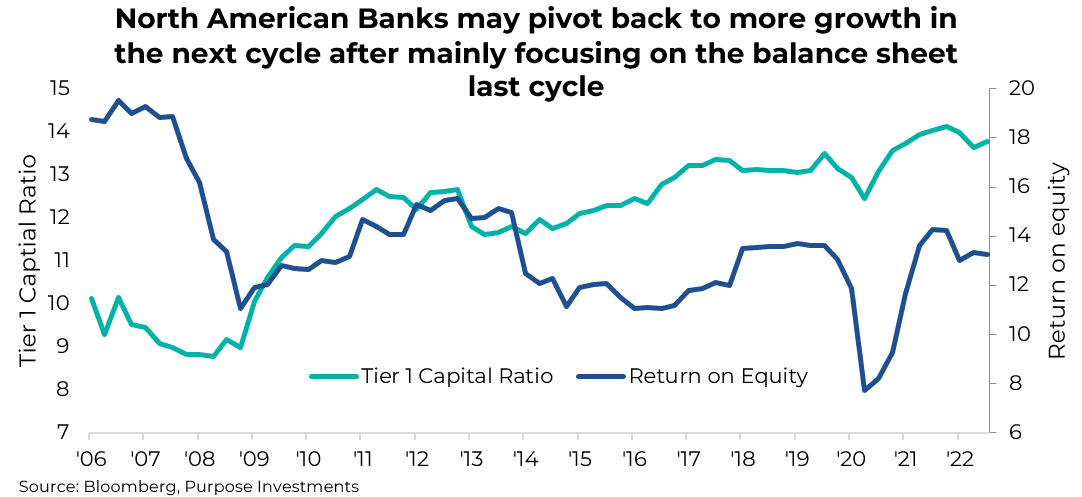 NA banks may pivot back to growth in the next cycle